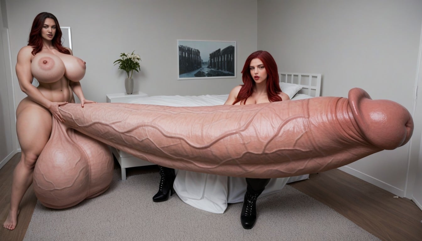 Penis Is Just Way Too Gigantic, En Colère, Gigantic Monstrous Penis Porno IA transsexuelle