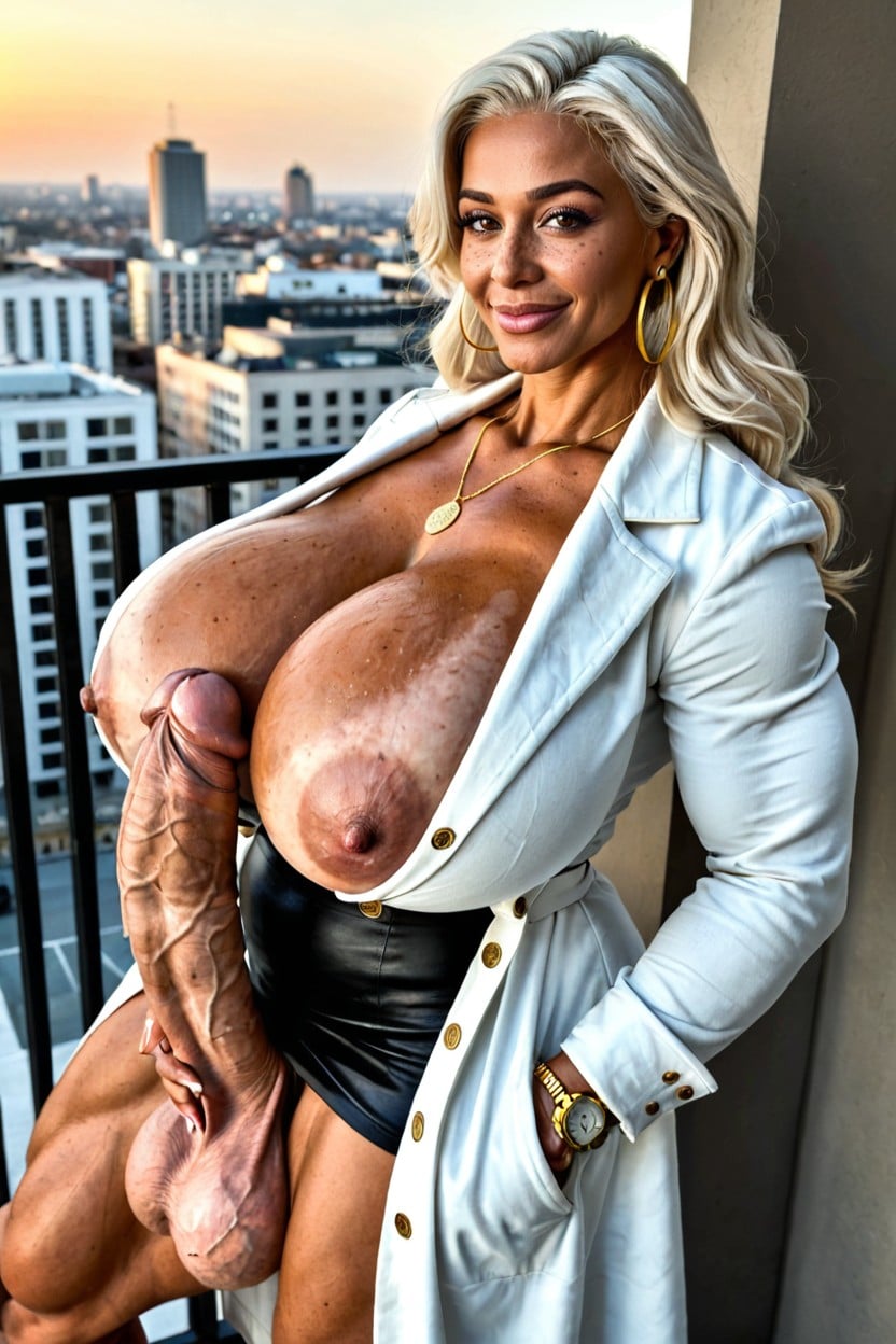 Person, Gigantic Hyper Muscular Quads, Unnaturally Waiflike Waist Porno IA transsexuelle