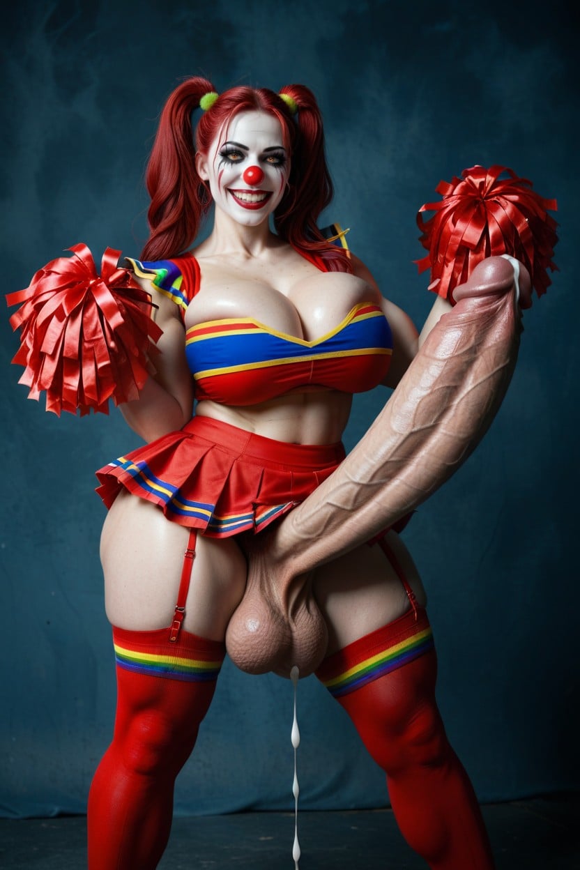 Gigantic Muscular Thighs, Pechos Masivos, Most Massive Penis Ever Porno shemale IA