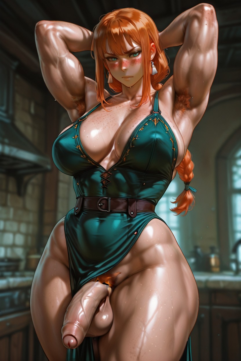 Hyper Gigantic Massive Muscular Woman, Gigantic Latissimus Dorsi, Hyperhairy Pubic ニューハーフAIポルノ