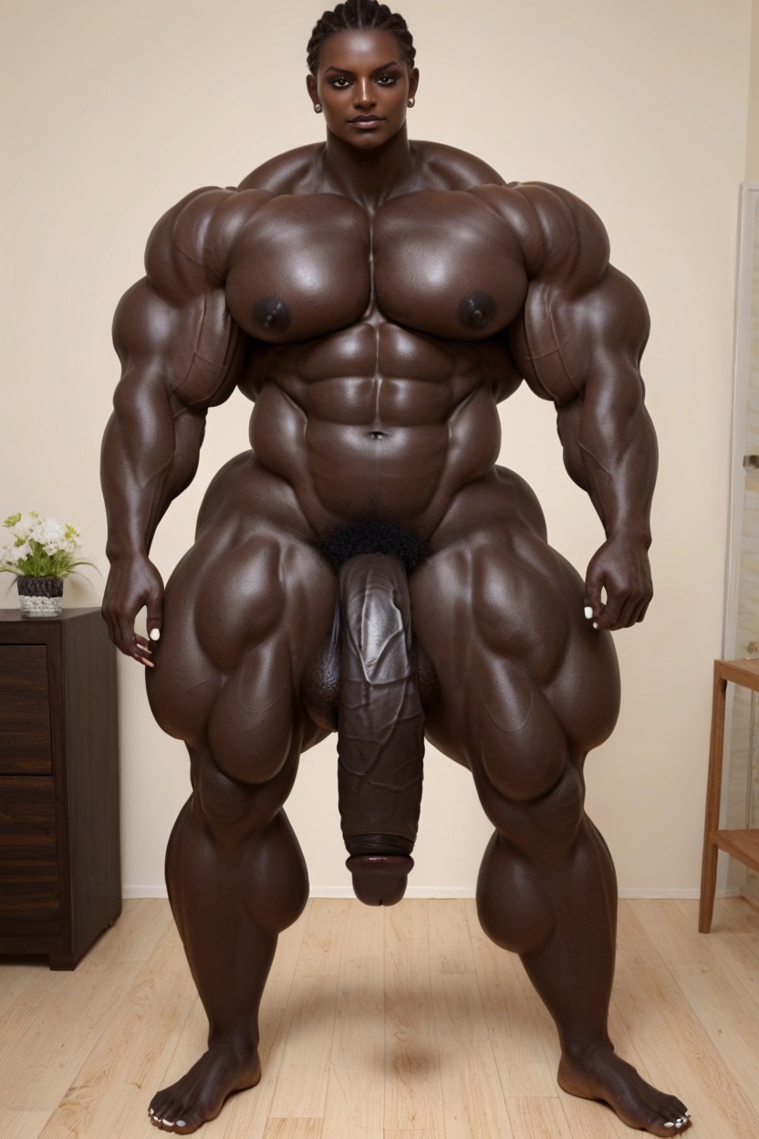 18+, Model, Thick Thighs Shemale AI Porn