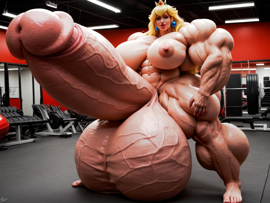 Hyper Gigantic Massive Muscle, Hyper Gigantic Balls, Hyper Monster Oversized Gigantic Massive Muscle Amazon Woman Porno IA transsexuelle