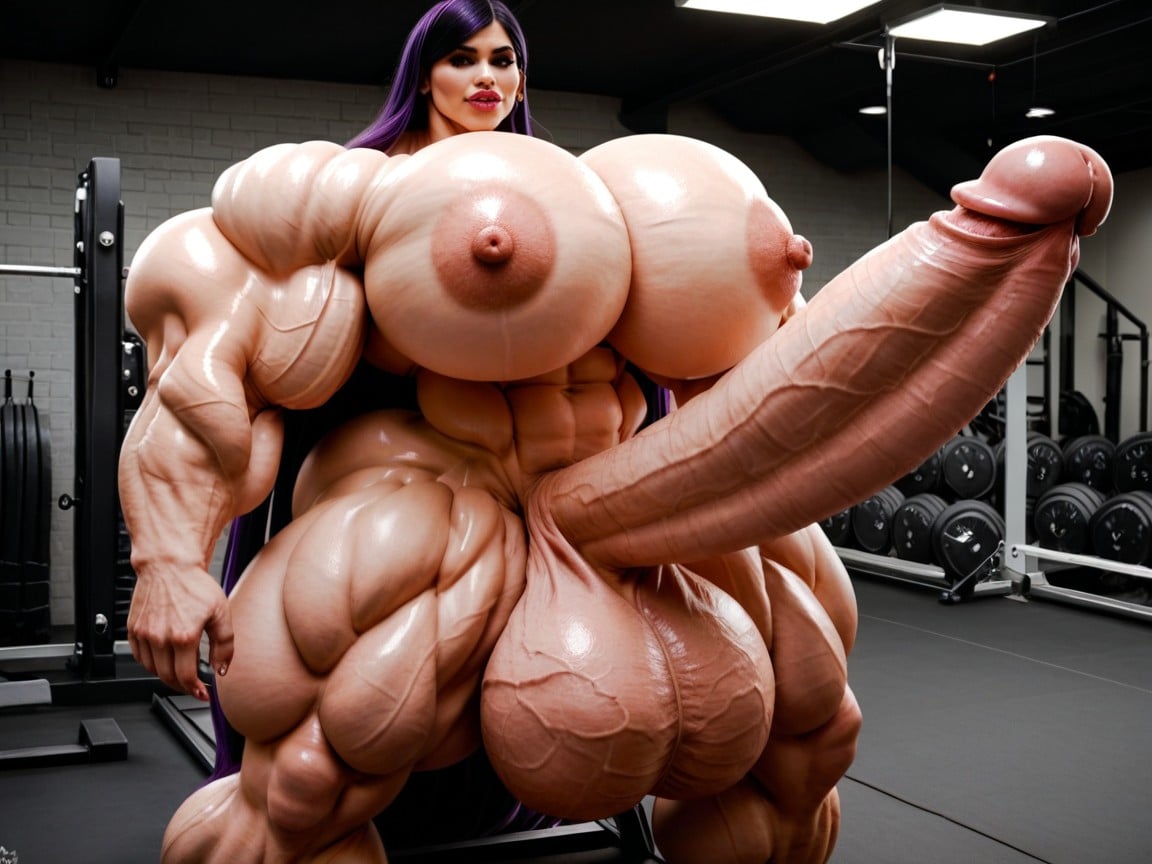 Hyper Gigantic Balls, Gigantic Muscle Amazon Woman, Hyper Gigantic Penis 人妖AI色情