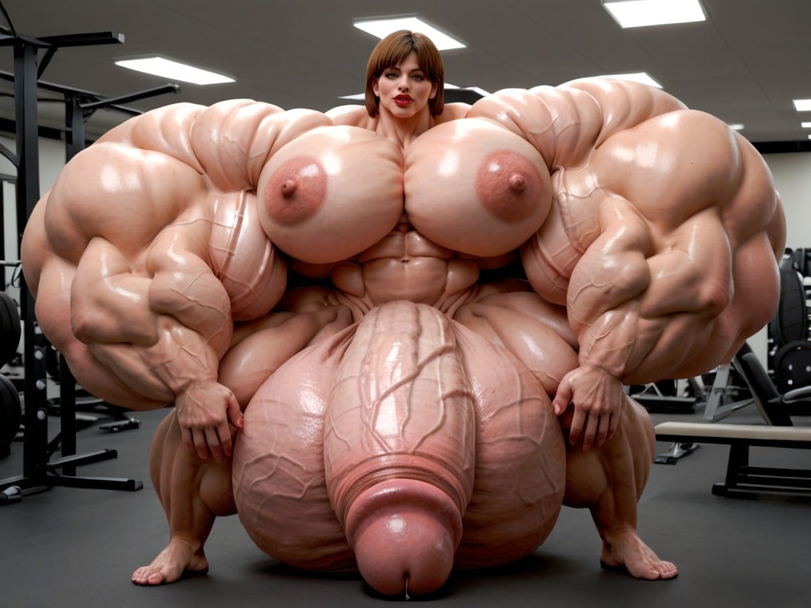 Pénis Plus Grand Que Le Corps, Hyper Gigantic Massive Balls, Hyper Gigantic Balls Porno IA transsexuelle