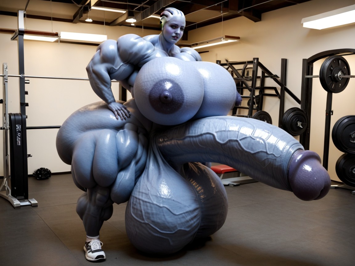Hyper Growing, Penis Is Just Way Too Gigantic, Hyper Monster Oversized Gigantic Massive Cock 人妖AI黃片