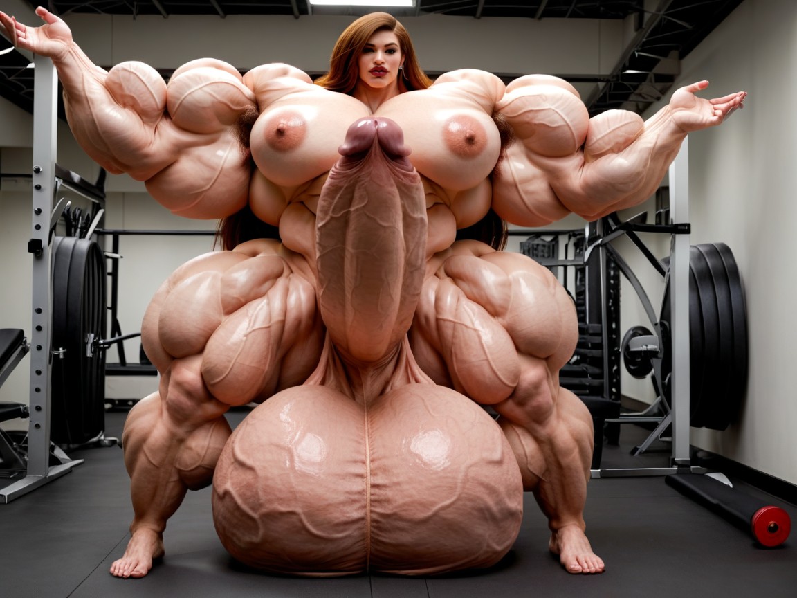 Hyper Oversized Gigantic Massive Swollen Bimbo Lips, コスプレ, Hyper Oversized Enormous Gigantic Massive Balls ニューハーフAIポルノ