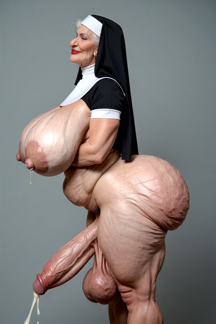 Saggy Ass, Hyper Saggy Balls, Cowboy Shot Porno shemale IA