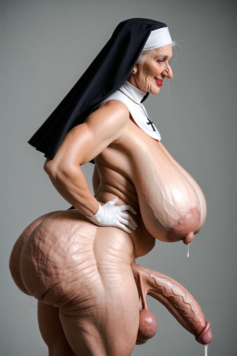 Cowboy Shot, Wrinkles On Legs, Wrinkles On Belly Porno IA transsexuelle