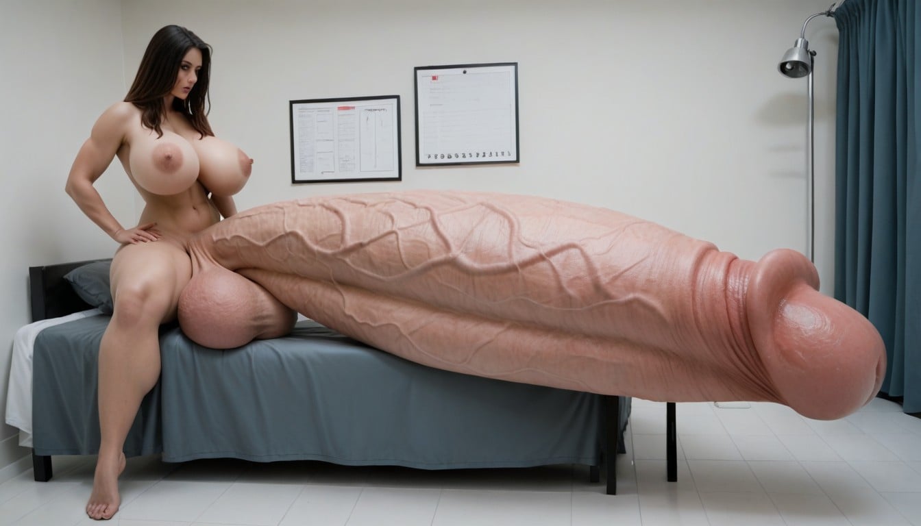 Impossibly Large Penis, Choqué, Absurdly Oversized Hyper Penis Porno IA transsexuelle