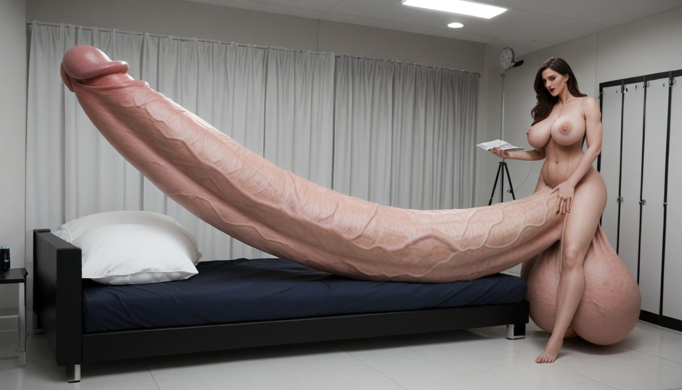 Giant Bulging Penis, Fashion Show, Gigantic Penis Porno IA transsexuelle