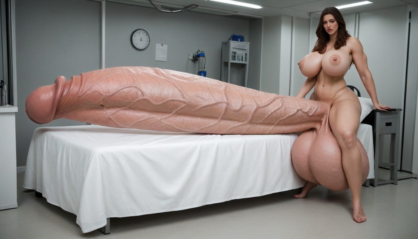Laying On Top Of Her Penis, 18+, Impossibly Large Penis Porno IA transsexuelle