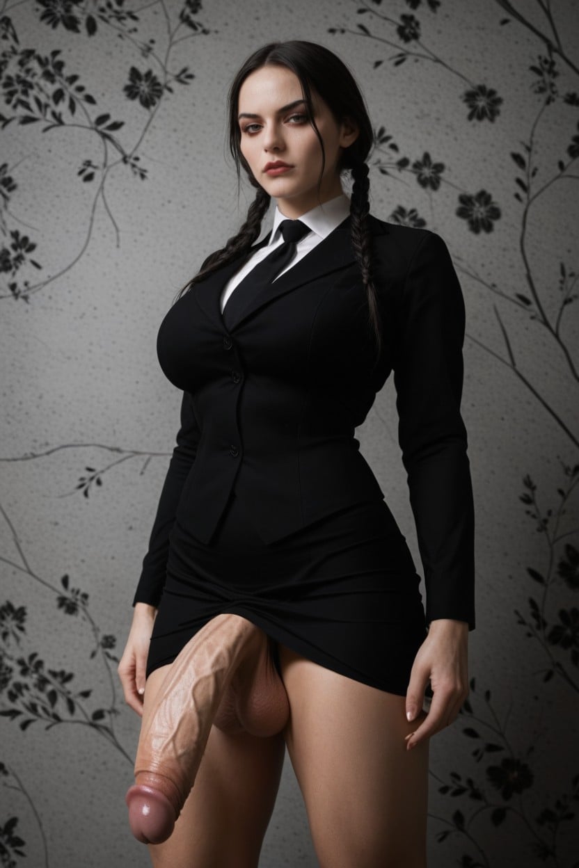 Erection, Uniforme, Vue D'en Bas Porno IA transsexuelle