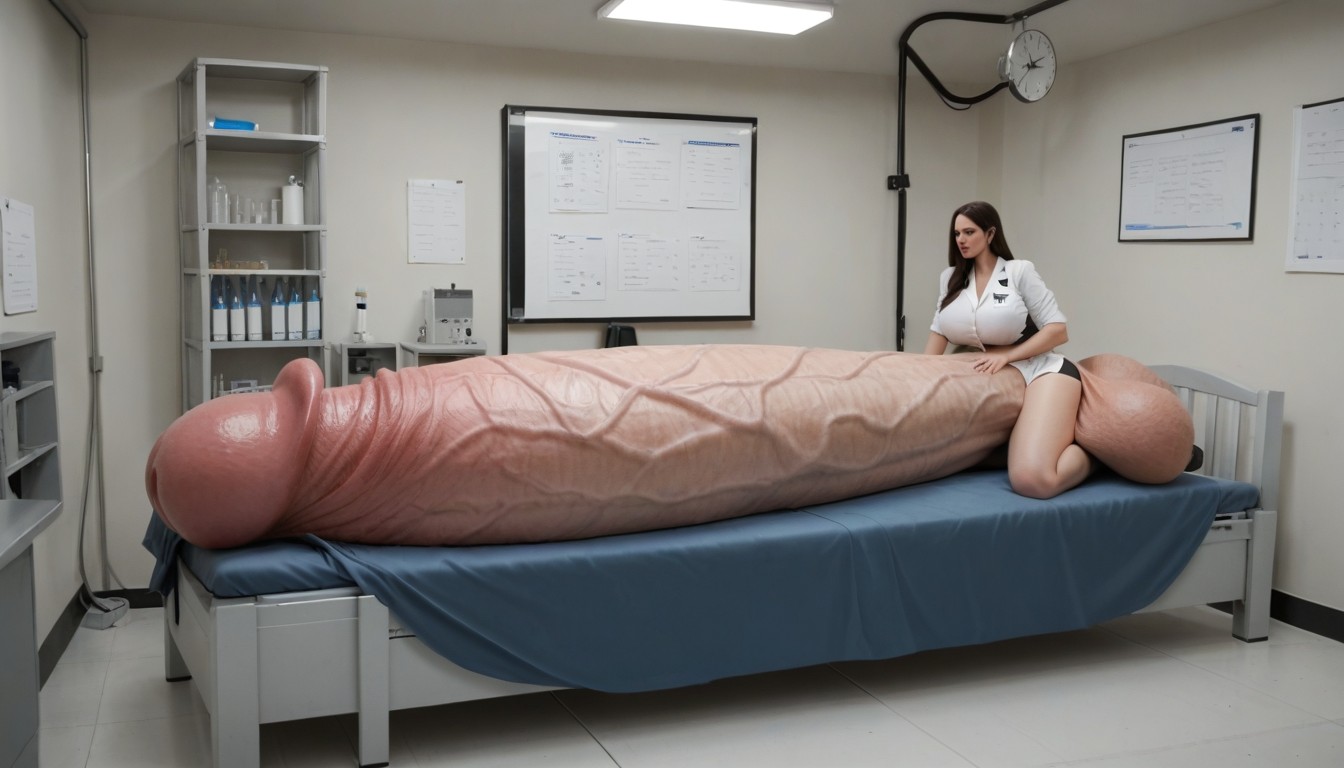 Penis Growth Lab Experiment, Absurdly Oversized Hyper Penis, Laying On Top Of Her Penis Porno IA transsexuelle