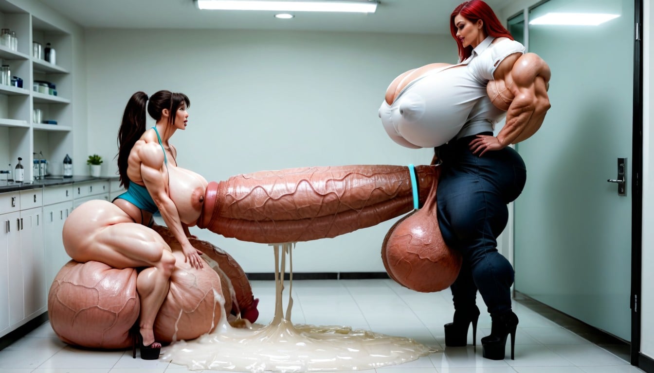 Hyper Gigantic Veiny Penis, 25+, Laboratorio Porno shemale IA