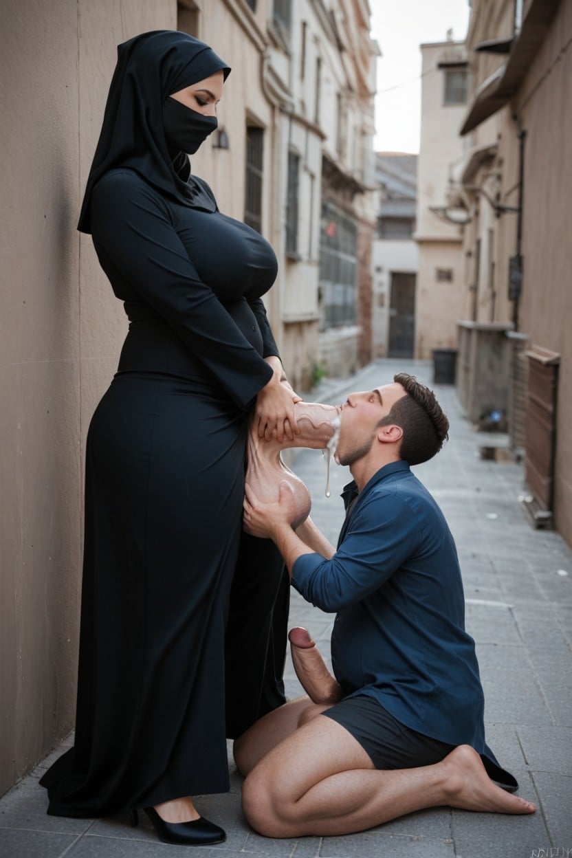 Futa Fucking Male, Traditional Clothes, Futanari Tops Male Porno IA transsexuelle