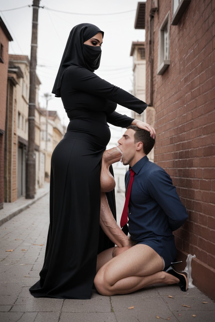 Pulling Head, Futa Bigger Cock, Back Alley Porno IA transsexuelle