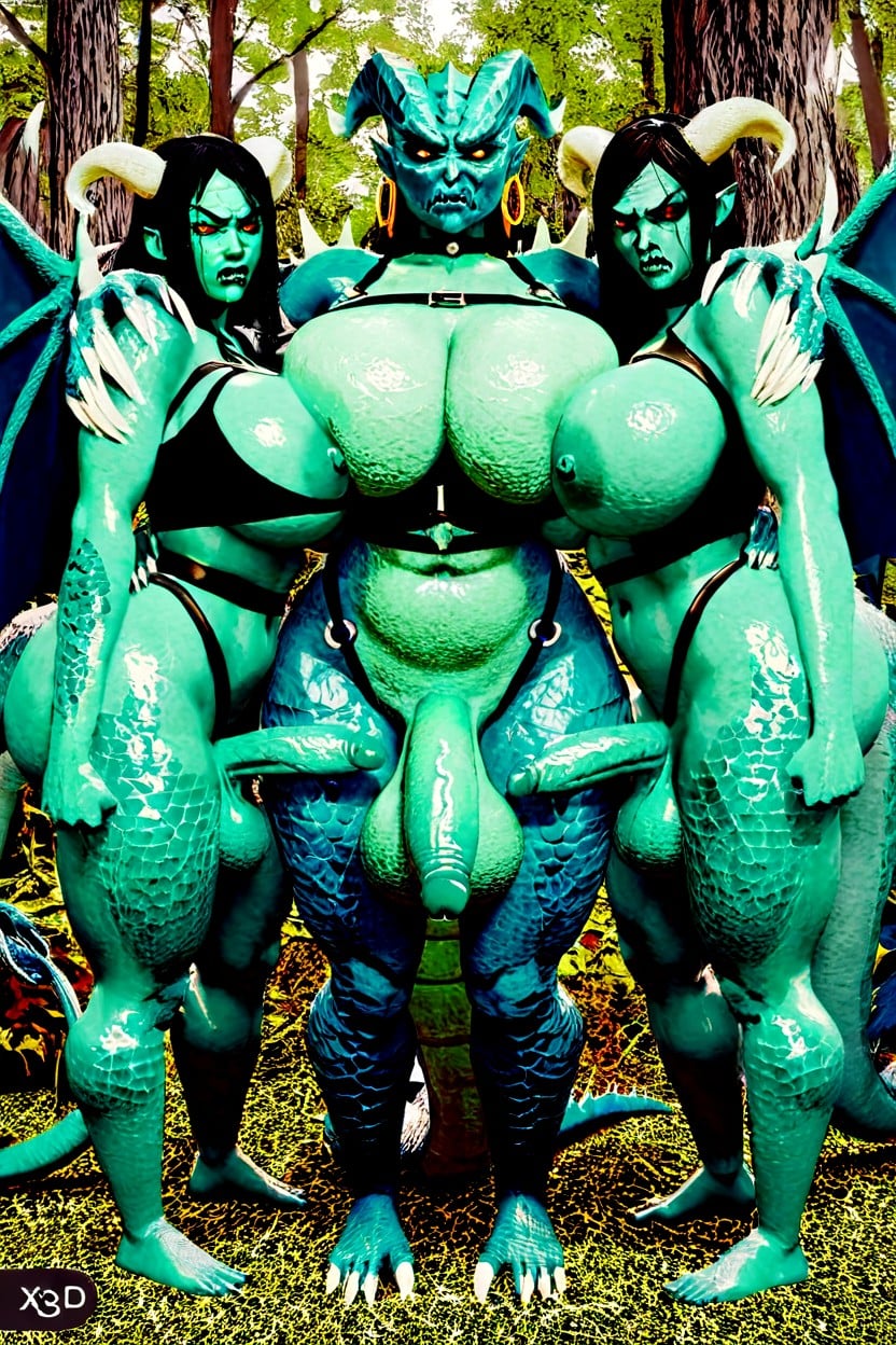 Big Tits, Curvy, Full Balls Shemale AI Porn