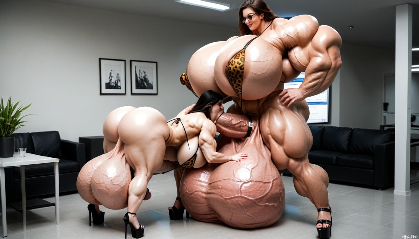 Futa Is Always Bigger, Gigantic Huge Cock, Waist Shemale AI Porn