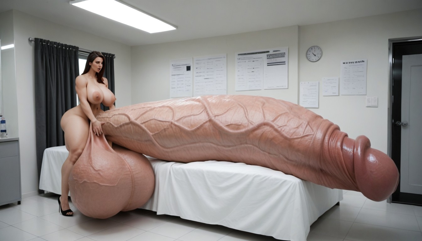 Gigantic Monstrous Penis, Impossibly Large Penis, Super Model Shemale AI Porn