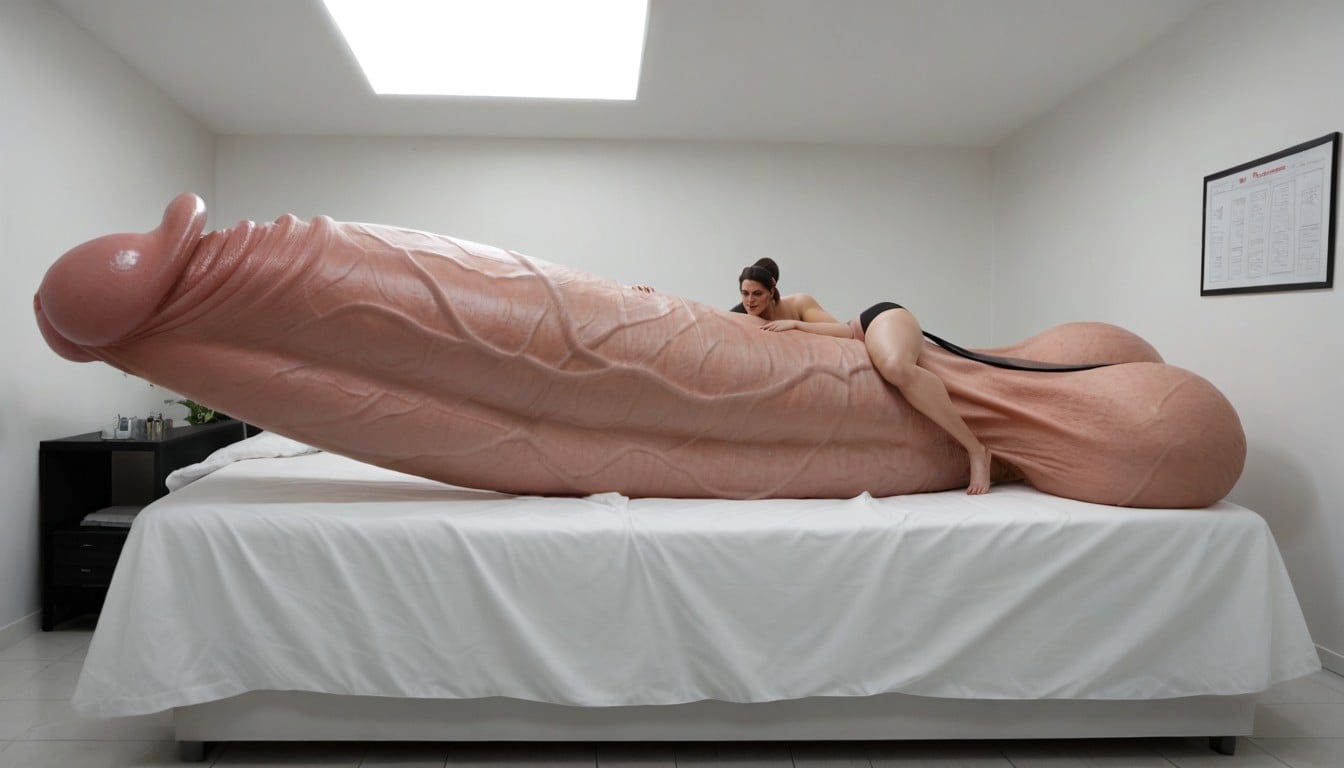 Gigantic Testicles, Balls Are Big Enough To Touch The Floor, Absurdly Oversized Hyper Penis 人妖AI黃片