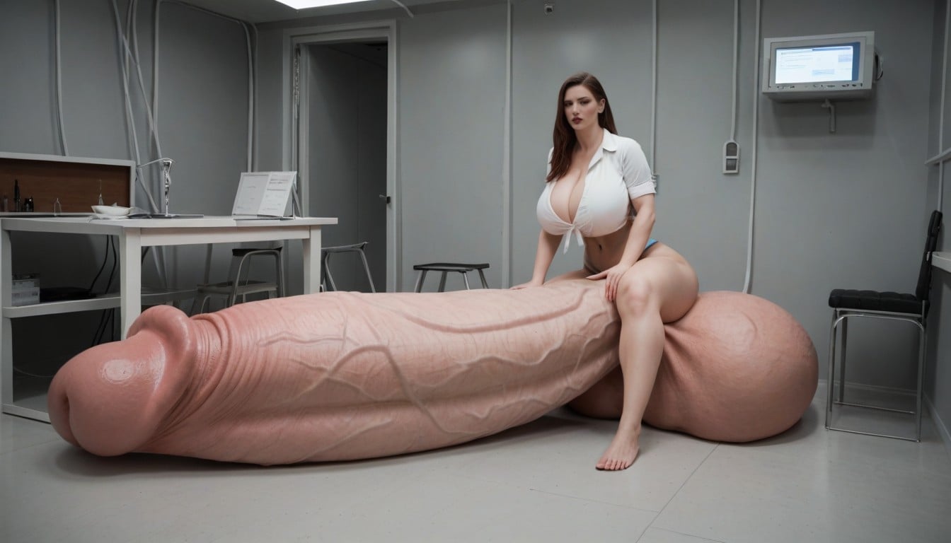 Gigantic Testicles, Gigantic Monstrous Penis, Gigantic Futa Porno IA transsexuelle