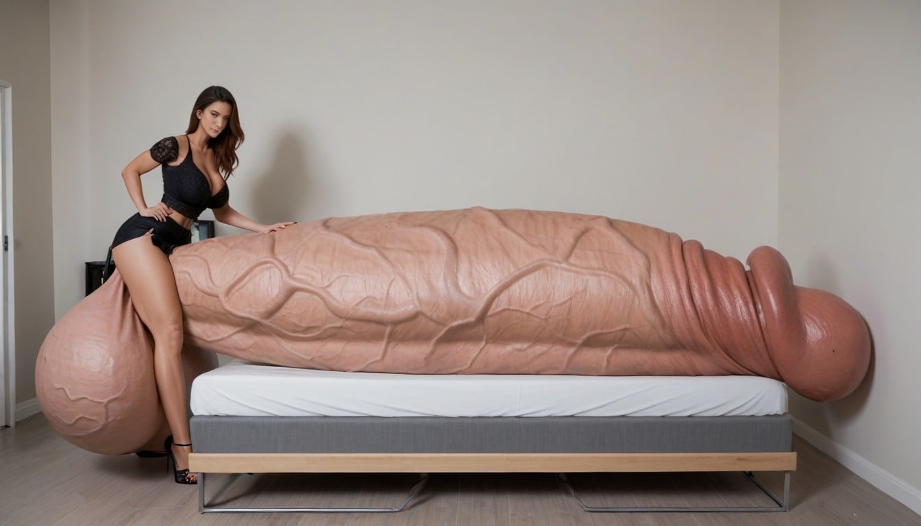 Balls Are Big Enough To Touch The Floor, Hyper Long Penis, Gigantic Testicles Porno shemale IA