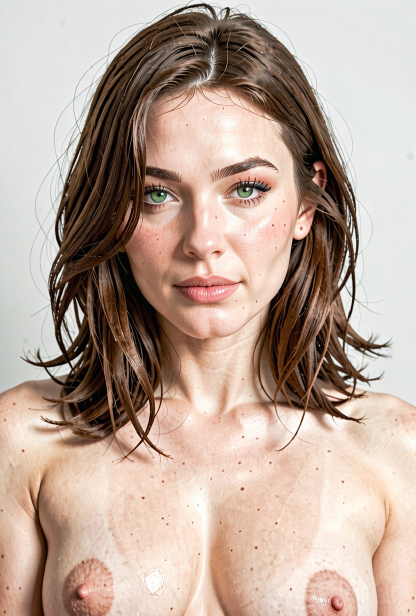Delicate Hands, Pointed Eyed Brows, Green Eyes Porno shemale IA