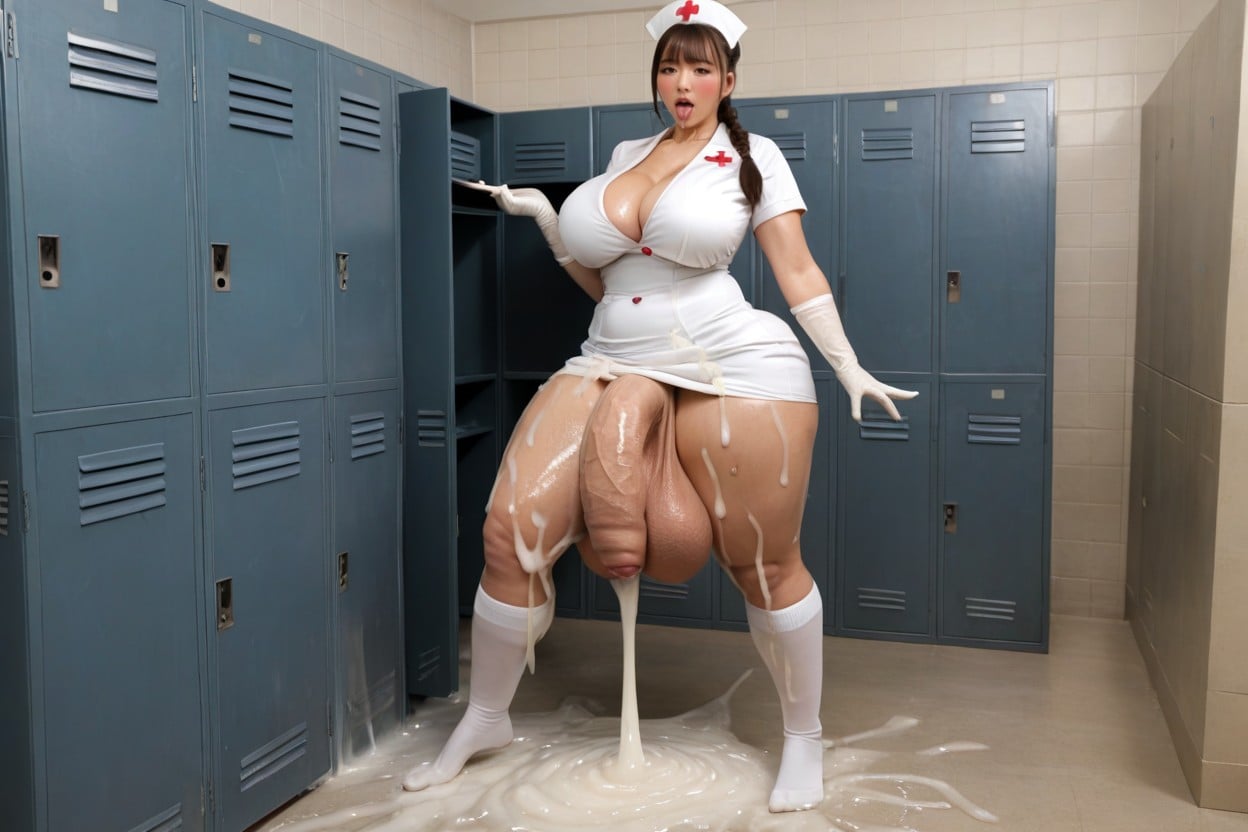 Japanese, Nurse, Long Sleeve Shemale AI Porn
