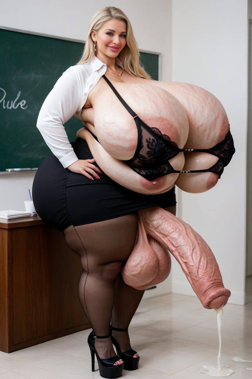 Plump Arms, Huge Cumshot, Spots On Face And Body Shemale AI Porn