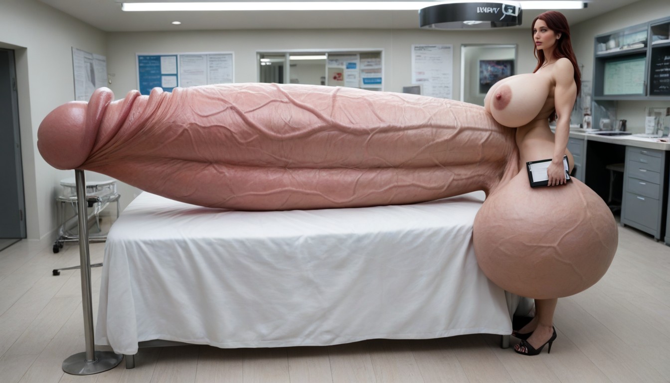 Hyper Long Penis, Gigantic Monstrous Penis, Impossibly Long Hyper Penis Shemale AI Porn