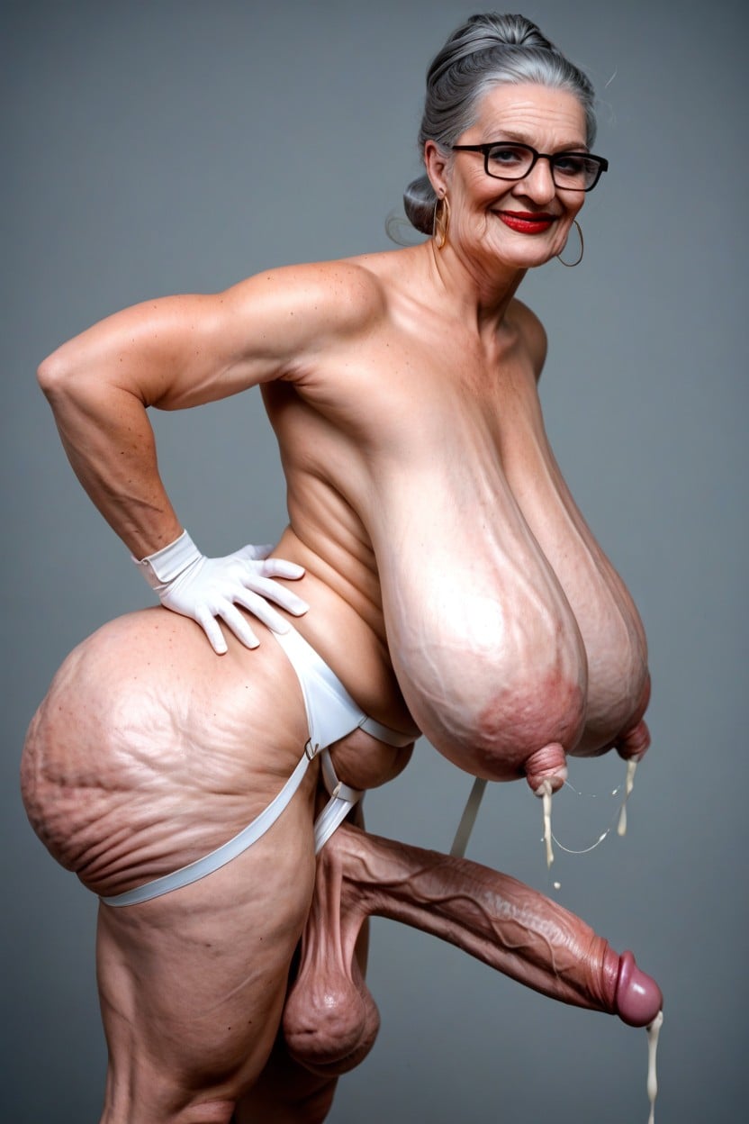 Wide Hips, Erect Cock, Bimbo 人妖AI色情