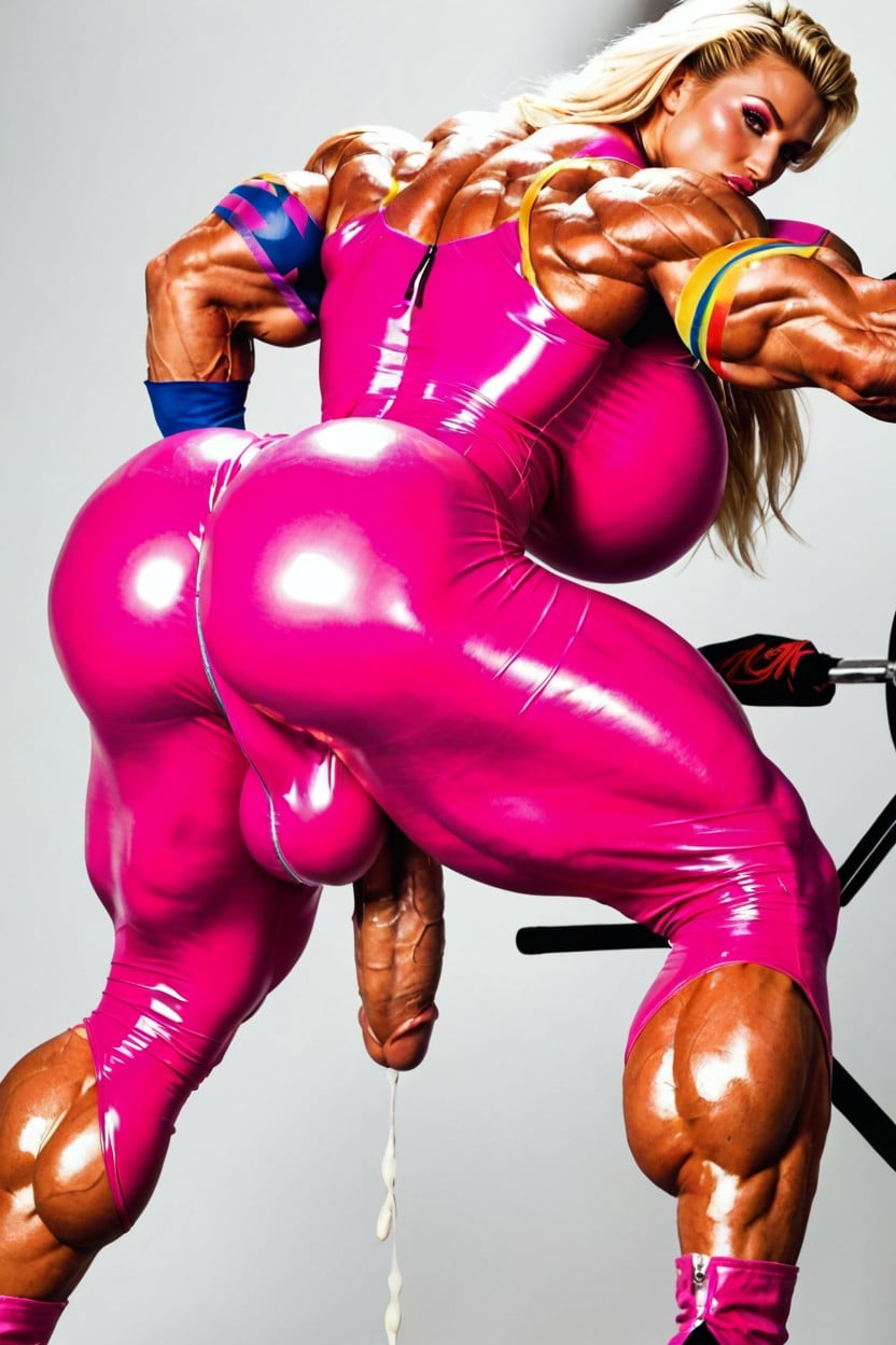 Muscular Quads, Veins, Massive Round Bubble Ass 人妖AI色情