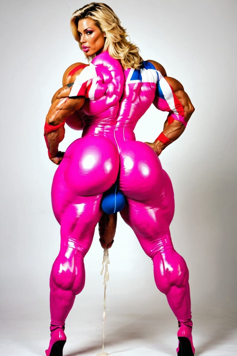 Ultra High Details, Muscular Quads, Tall Amazonian Shemale AI Porn