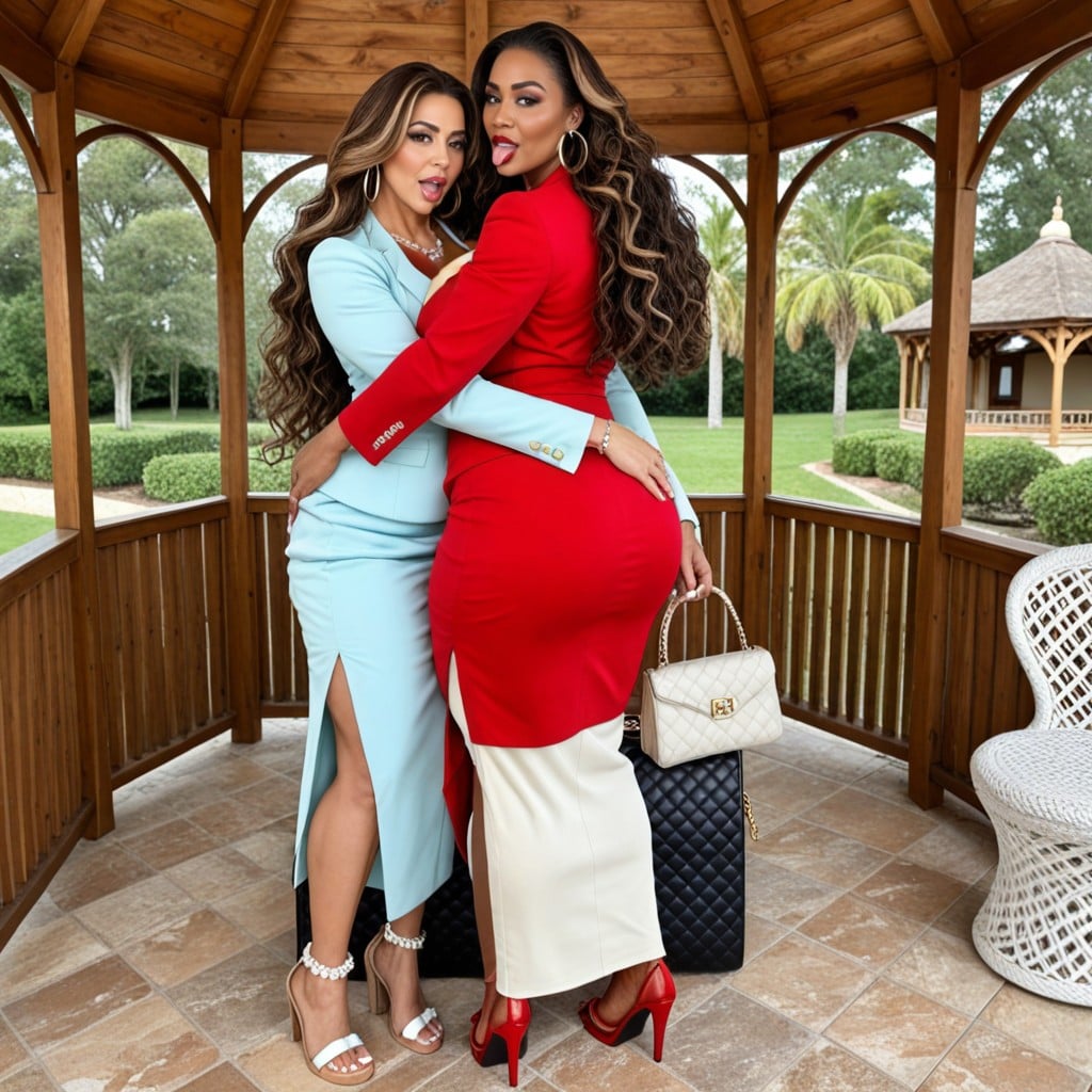 Delicate Bone Structure, Cleft Ass Cheeks, Cozy Outdoor Gazebo-club Shemale AI Porn