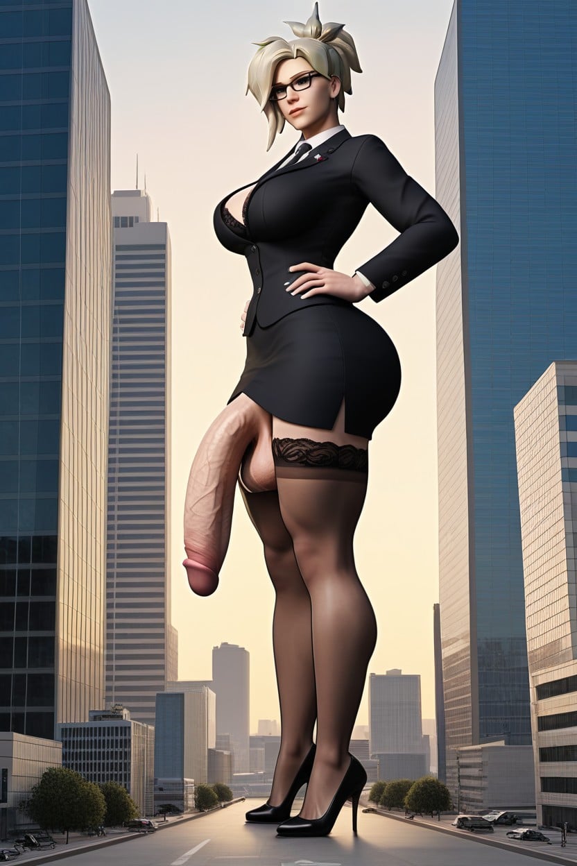 正常, 全身, Giantess Is Taller Than City 人妖AI色情