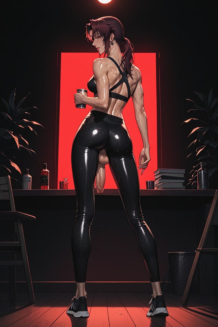 Futa Tin, Small Ass, Colorful Shemale AI Porn