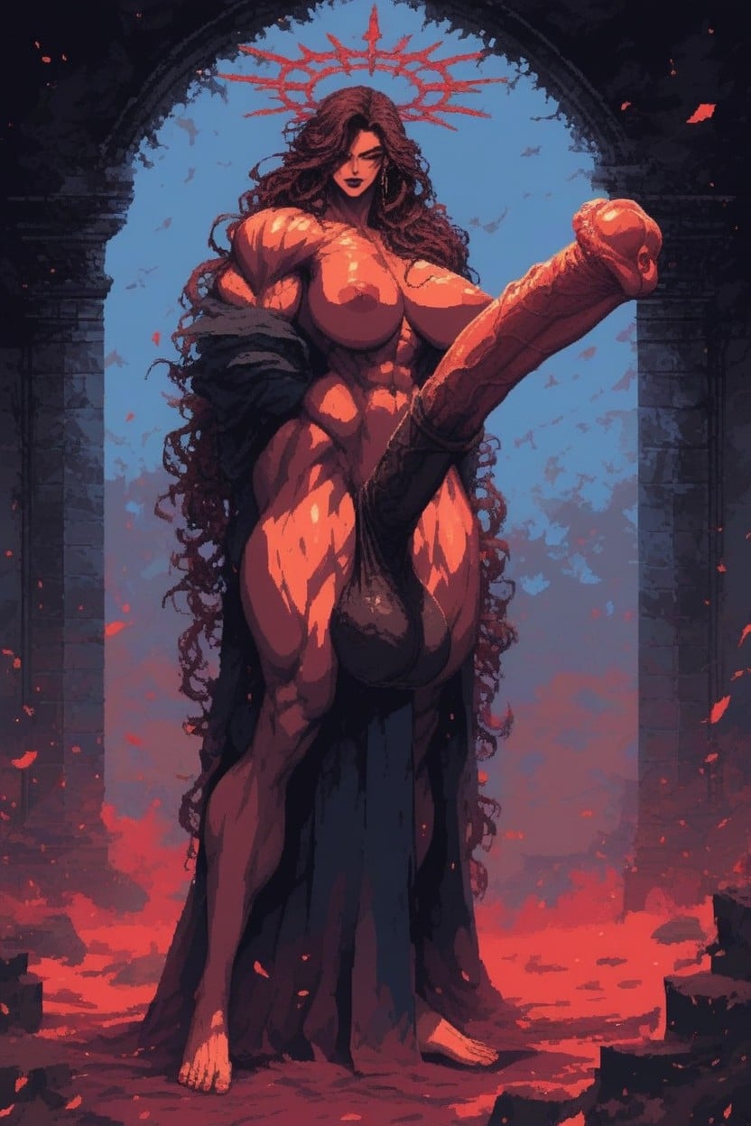 Master-quality Character Concept Art, Intelligent Expression Her Appearance Should Communicate Confidence And Physical Capability Without Looking Aggressive She Is Fully Nude And Has No Armpit And No Pubic Hair She Is Lounging On A Bed, Strong Glutes Shemale AI Porn