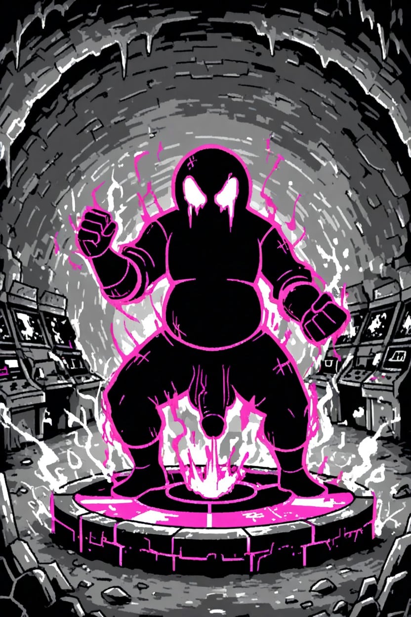Dungeon Crawl, Limited Palette, Melancholic Shemale AI Porn