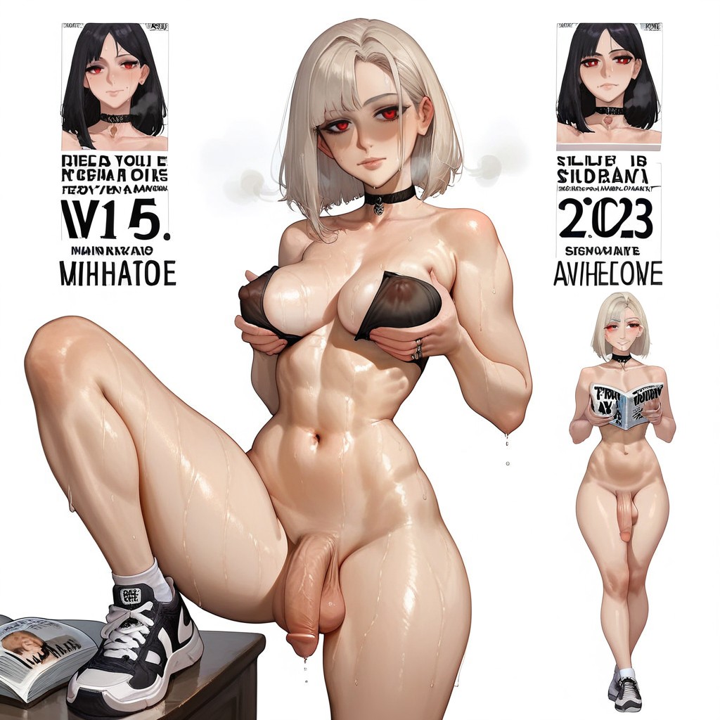 Solo, Medium Ass, Cleft Of Venus Shemale AI Porn