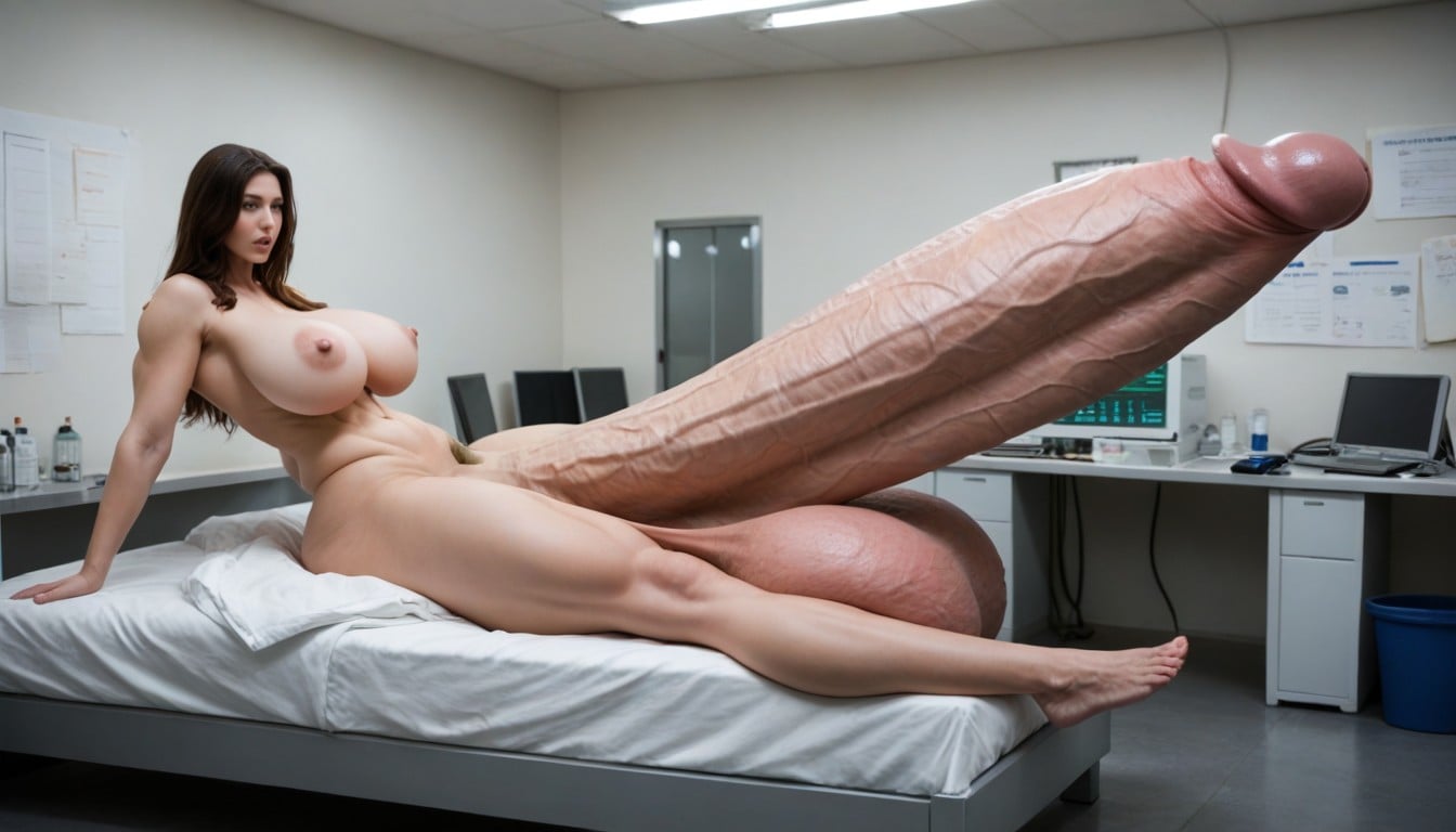 Hyper In M Gigantic Penis, Hyper Gigantic Balls, Impossibly Gigantic Girthy Penis Shemale AI Porn