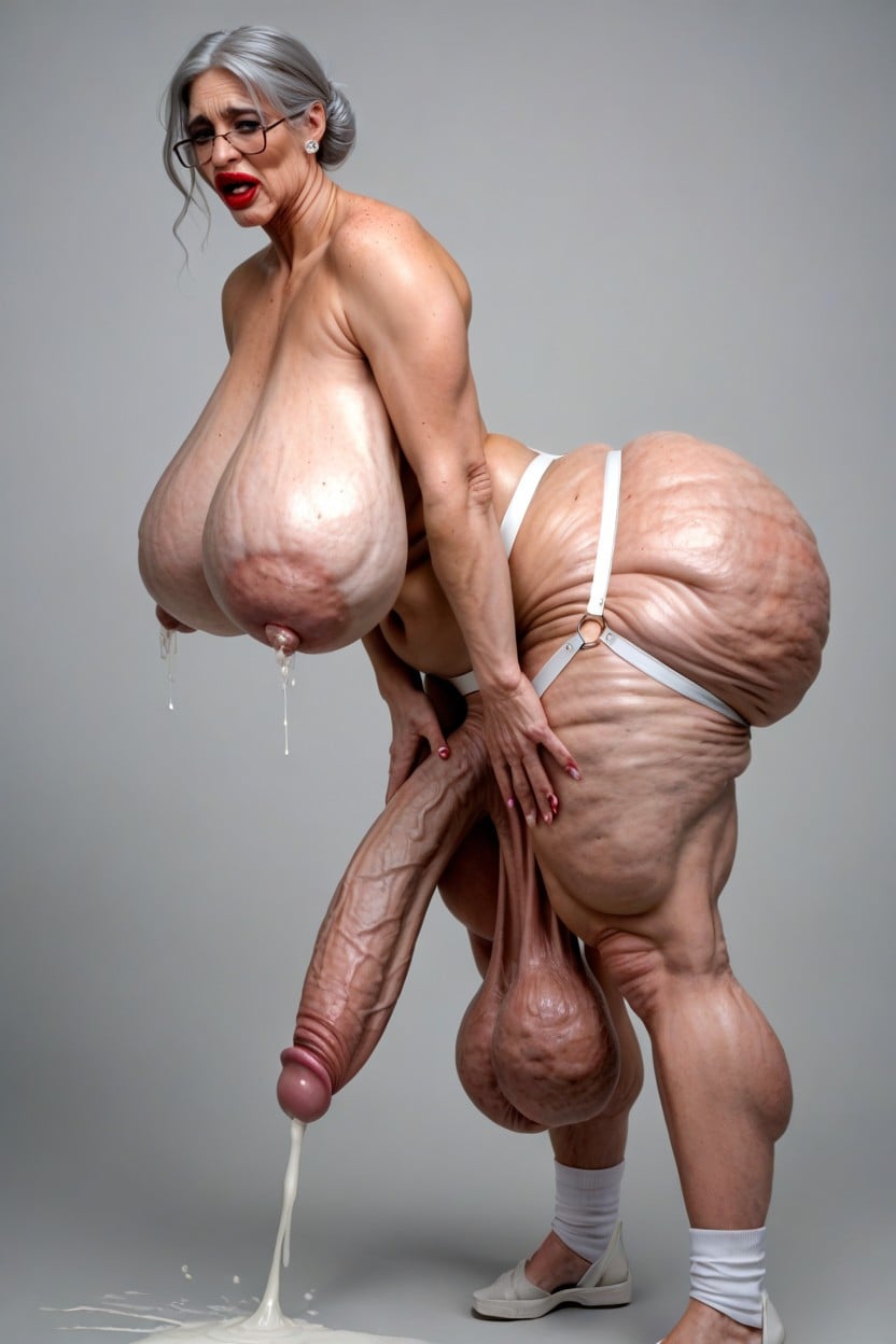 Freckles, Gigantic, Gigantic Ass Shemale AI Porn