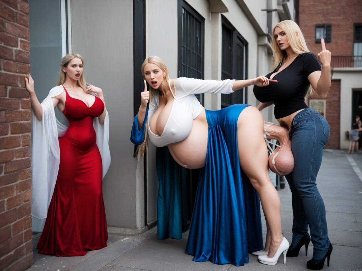 Cuerpo Completo, Looking Aside, Hiperpene Imposiblemente Largo Porno shemale IA