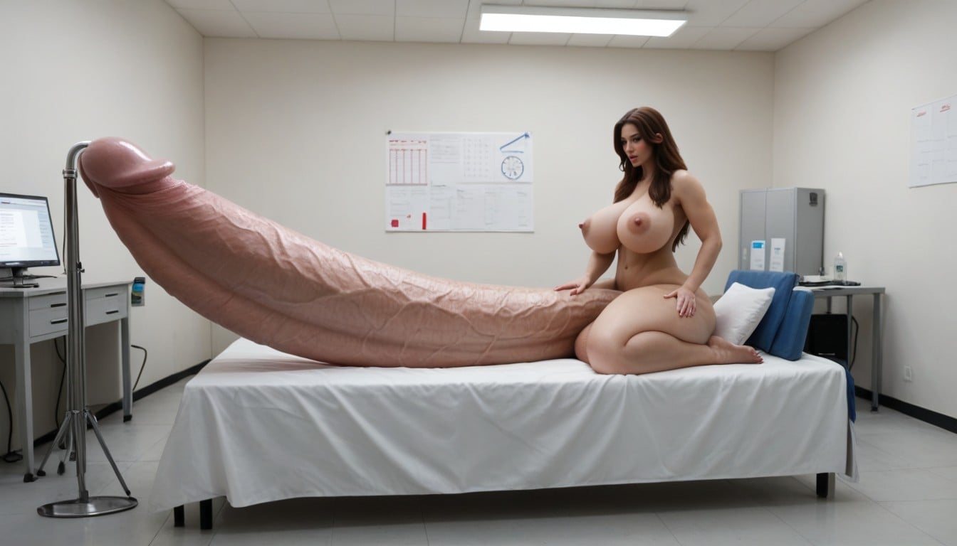 Hyper Supersized Penis, Absurdly Oversized Hyper Penis, Penis Growth Lab Experiment Shemale AI Porn