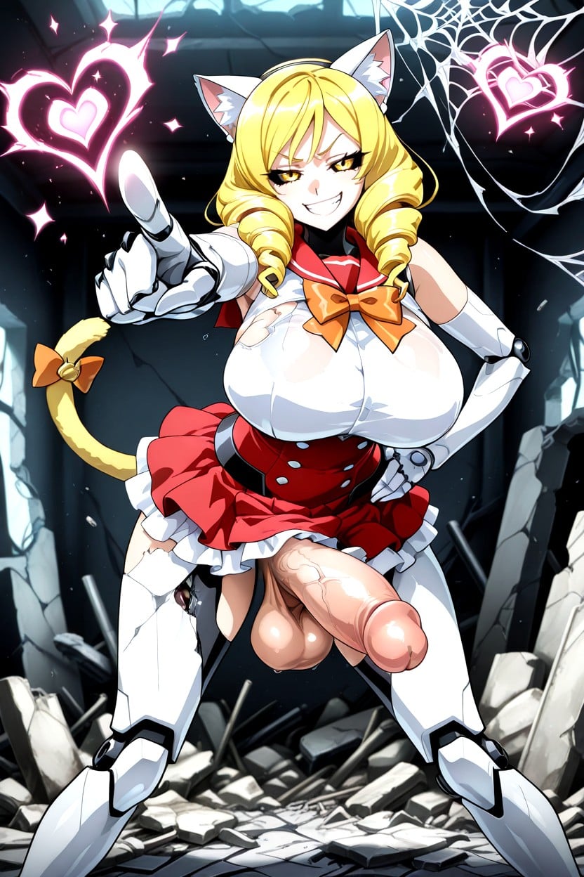 Magic, White Legs, Standing Shemale AI Porn