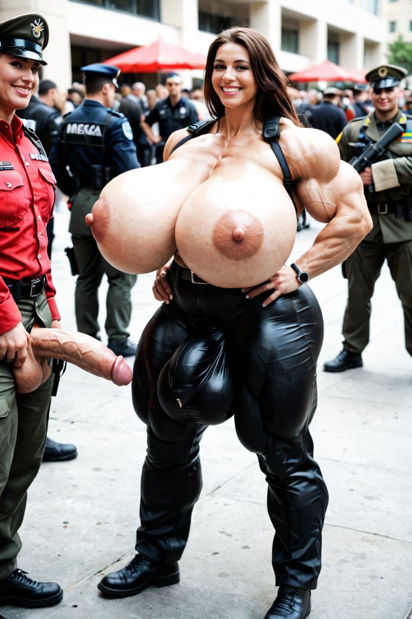 Gigantic Abdominal Obliques, Hyper Huge Muscles, Comparing Dick Size Porno shemale IA