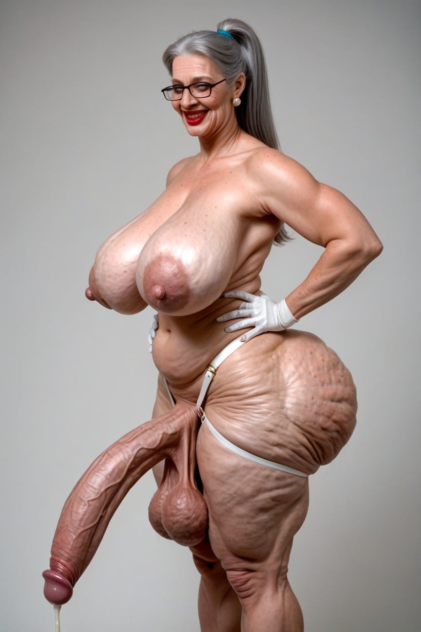 Extremely Low Hanging Balls, Belly Bulge, Bimbo Porno shemale IA