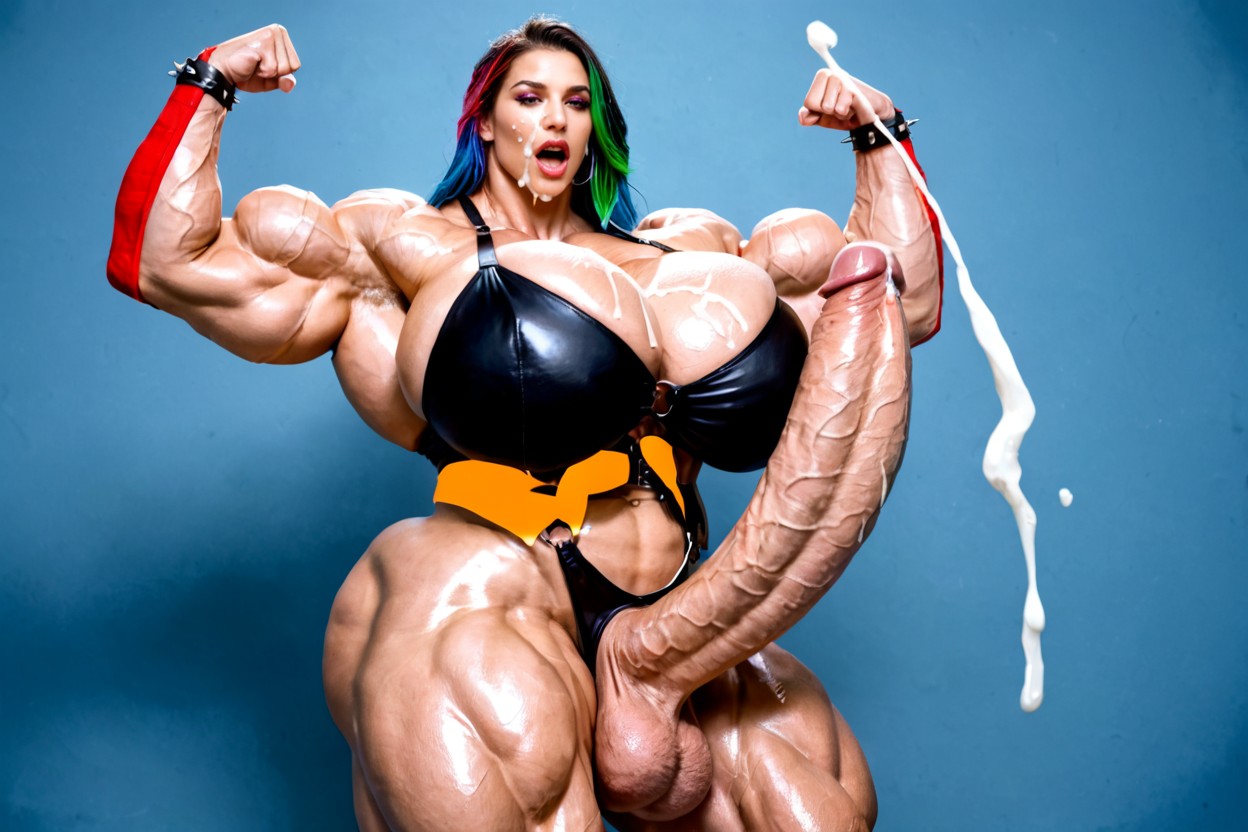 Hiperpene Imposiblemente Largo, Gigantic Muscular Quads, Gigantic Muscular Calves Porno shemale IA