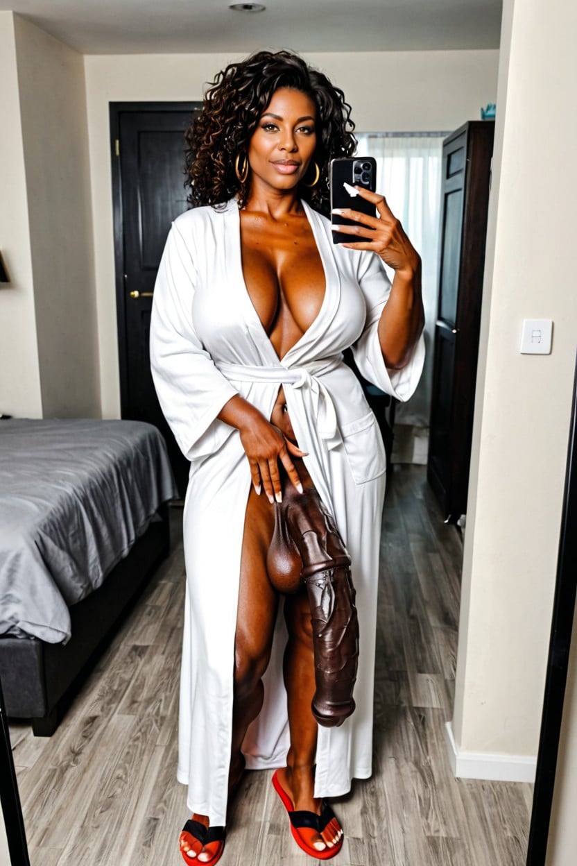 Curvy, African, Dommymom Shemale AI Porn
