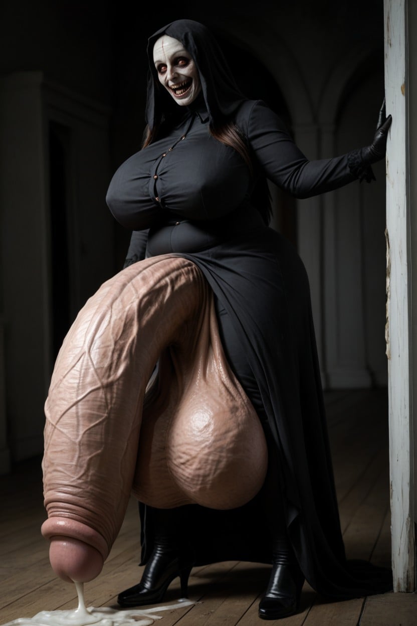 Vue De Côté, Impossibly Long Hyper Penis, Impossibly Long Hyper Penis Porno IA transsexuelle