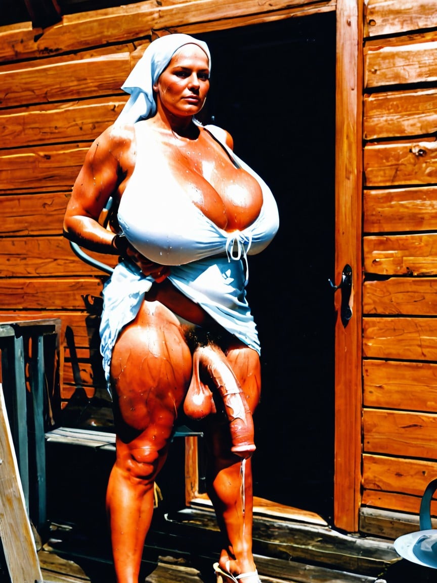 Hyper Breasts, Horsecock, Futa Milf Porno shemale IA